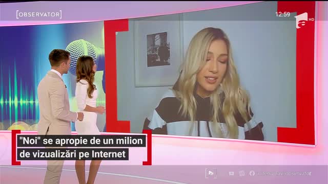 Alina Eremia scrie istorie &icirc;n muzica rom&acirc;nească. &bdquo;Noi&rdquo; a intrat &icirc;n topul celor mai difuzate videoclipuri din Rom&acirc;nia