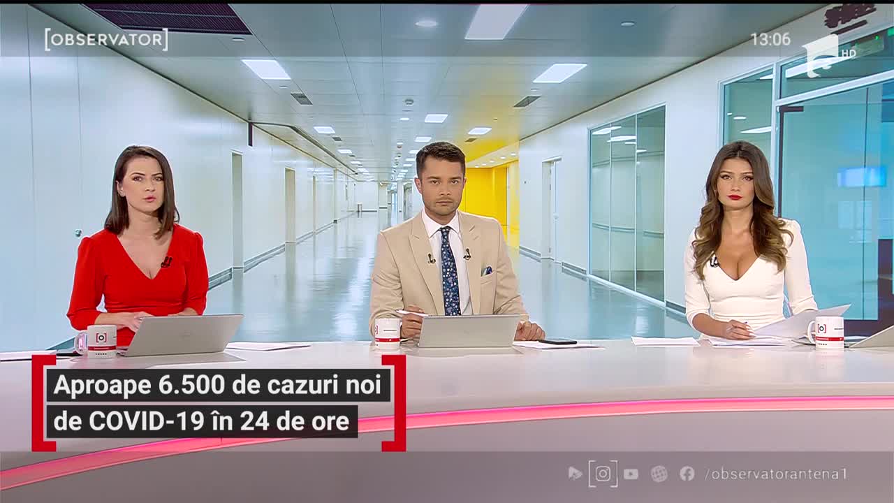 Aproape 6.500 de cazuri noi de COVID-19 &icirc;n 24 de ore. Spitalele sunt sufocate de pacienți
