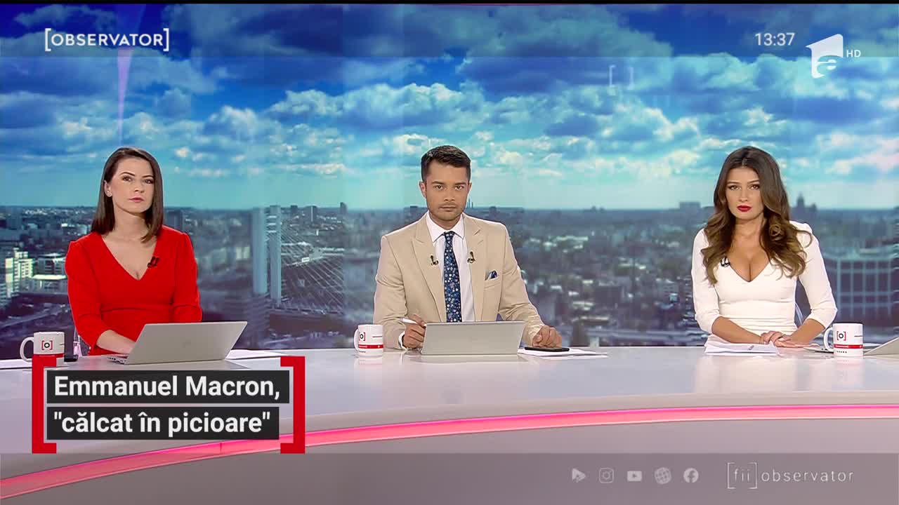 Emmanuel Macron, &bdquo;călcat &icirc;n picioare&rdquo; &icirc;ntr-un magazin de haine din Tripoli
