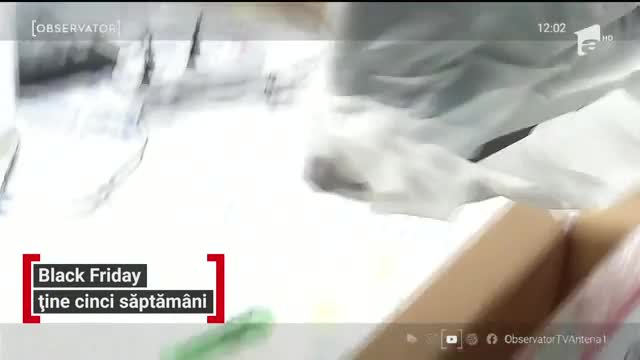 Black Friday ţine cinci săptăm&acirc;ni