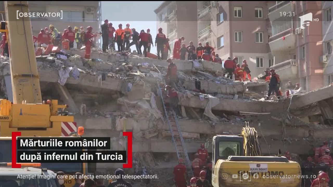 Mărturiile românilor după cutremurul din Turcia