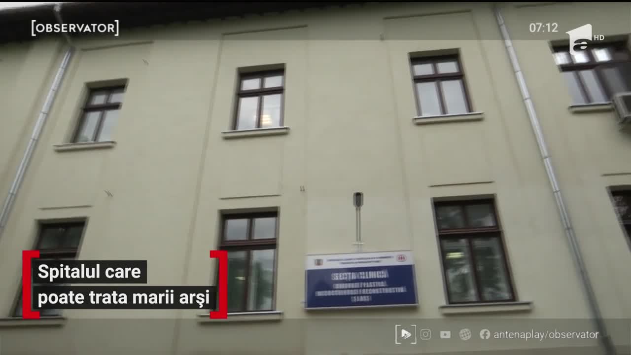 Spitalul Sf&acirc;ntul Spiridon din Iaşi, secţie de mari arşi la cele mai &icirc;nalte standarde