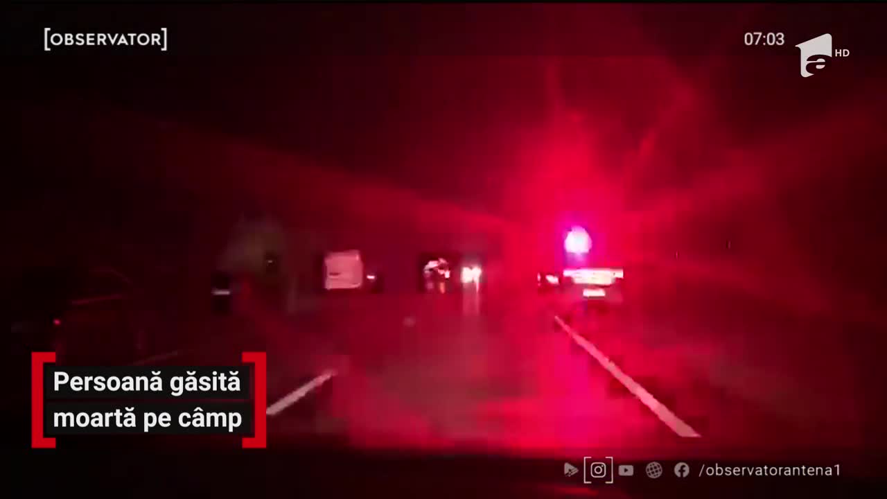 Persoană găsită moartă pe c&acirc;mp, &icirc;n apropierea localităţii Ghimpaţi, din Giurgiu