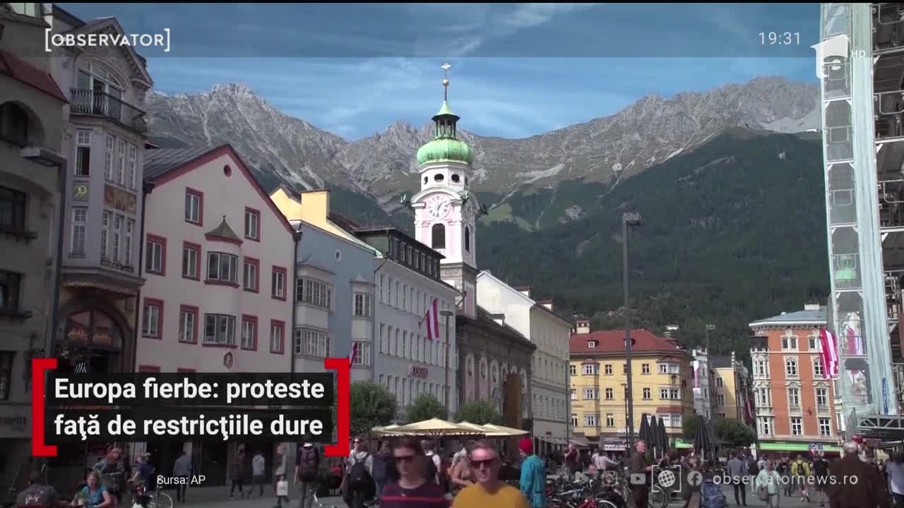 Proteste în Europa față de resticțiile dure