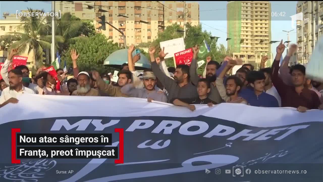 Nou atac sângeros în Franța, preot împușcat