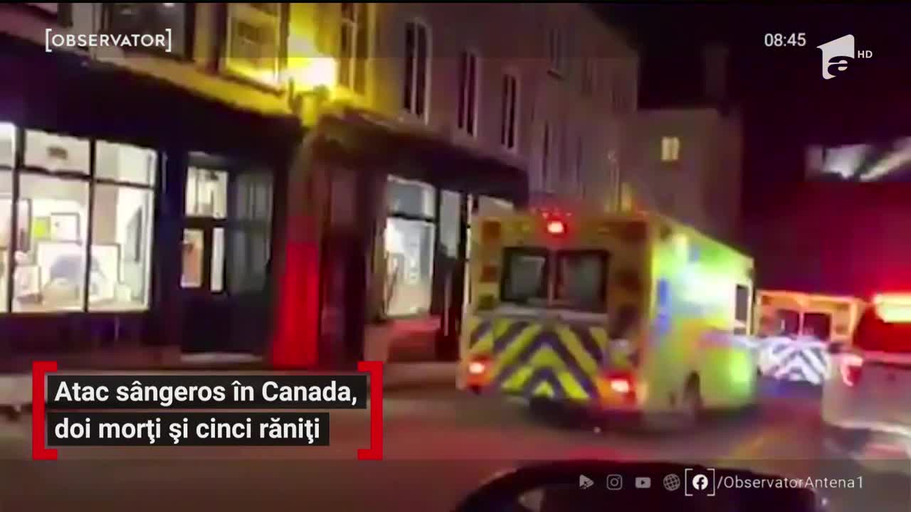 Atac sângeros în Canada soldat cu doi morți și cinci răniți