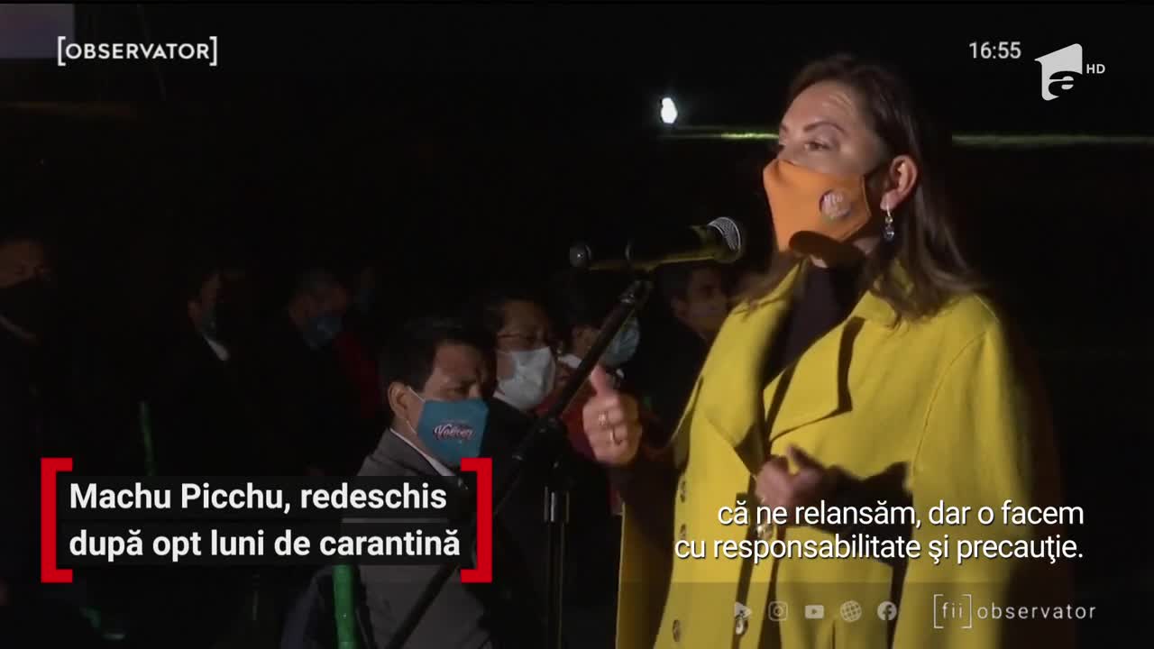 Machu Picchu, redeschis după opt luni de carantină