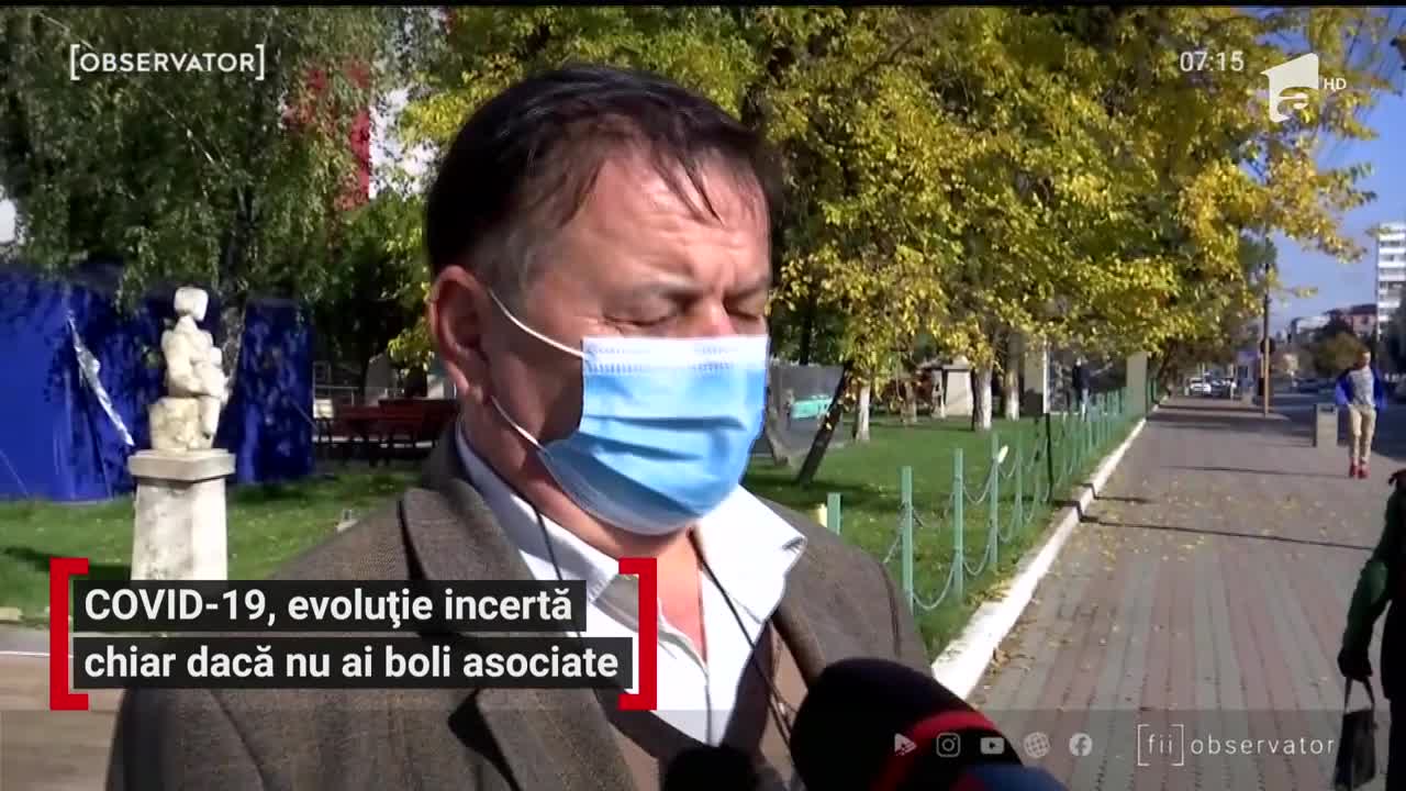 COVID-19, evoluție incertă chiar dacă nu ai boli asociate