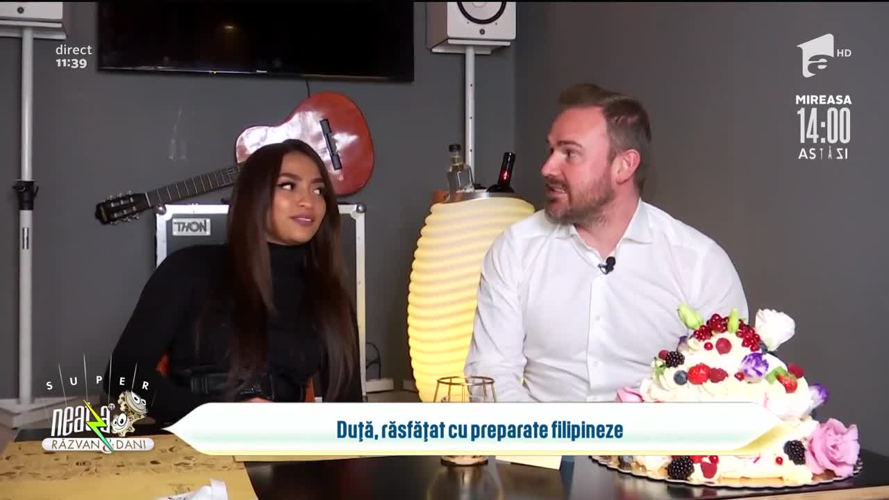 Bella Santiago și soțul ei, &icirc;n direct, la Neatza