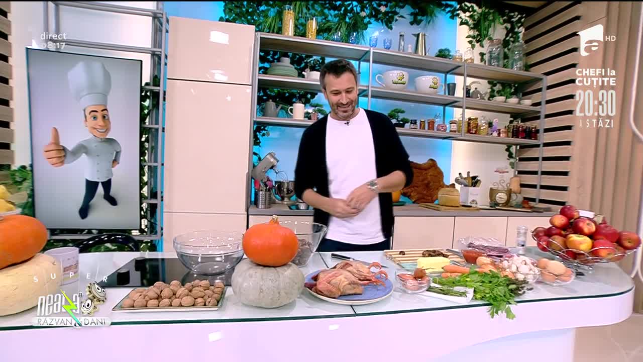 Porumbei &icirc;n sos de vin roșu, rețeta lui Nicolai Tand de la Neatza cu Răzvan şi Dani
