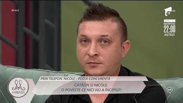 Cătălin și Nicole, o poveste ce nici nu a &icirc;nceput: Vreau să primească scrisoarea de la mine și apoi decid dacă mai intru &icirc;n casă!