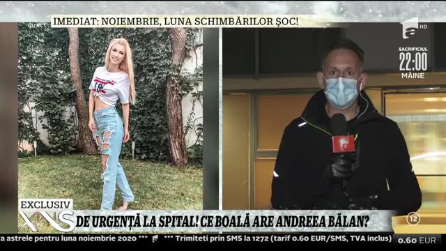 Andreea Bălan, de urgență la spital! Medicii i-au descoperit un hematom abdominal!