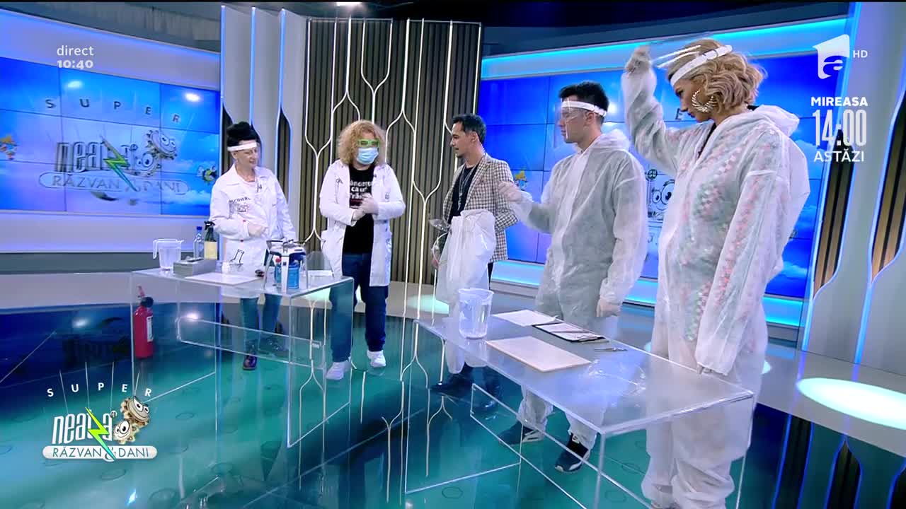 Profesorii Trăsniți, experimente inedite și distractive, &icirc;n direct, la Neatza cu Răzvan și Dani