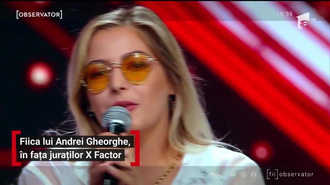 Fiica lui Andrei Gheorghe, in fata juratilor X Factor