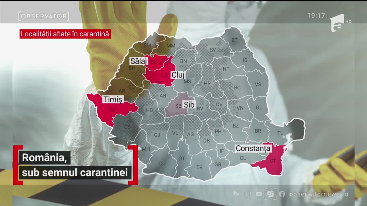 România, sub semnul carantinei