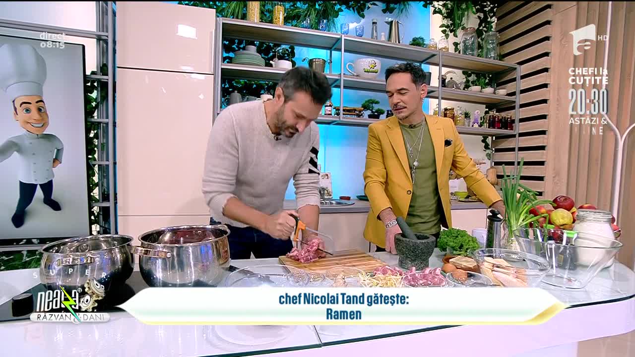 Supa japoneză "ramen". Chef Nicolai T&acirc;nd, sfaturi și trucuri