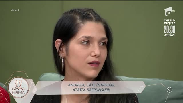 Andreea, interogatoriu &icirc;n casa Mireasa!