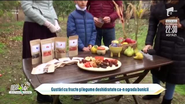 Gustări cu fructe și legume deshidratate ca-n ograda bunicii