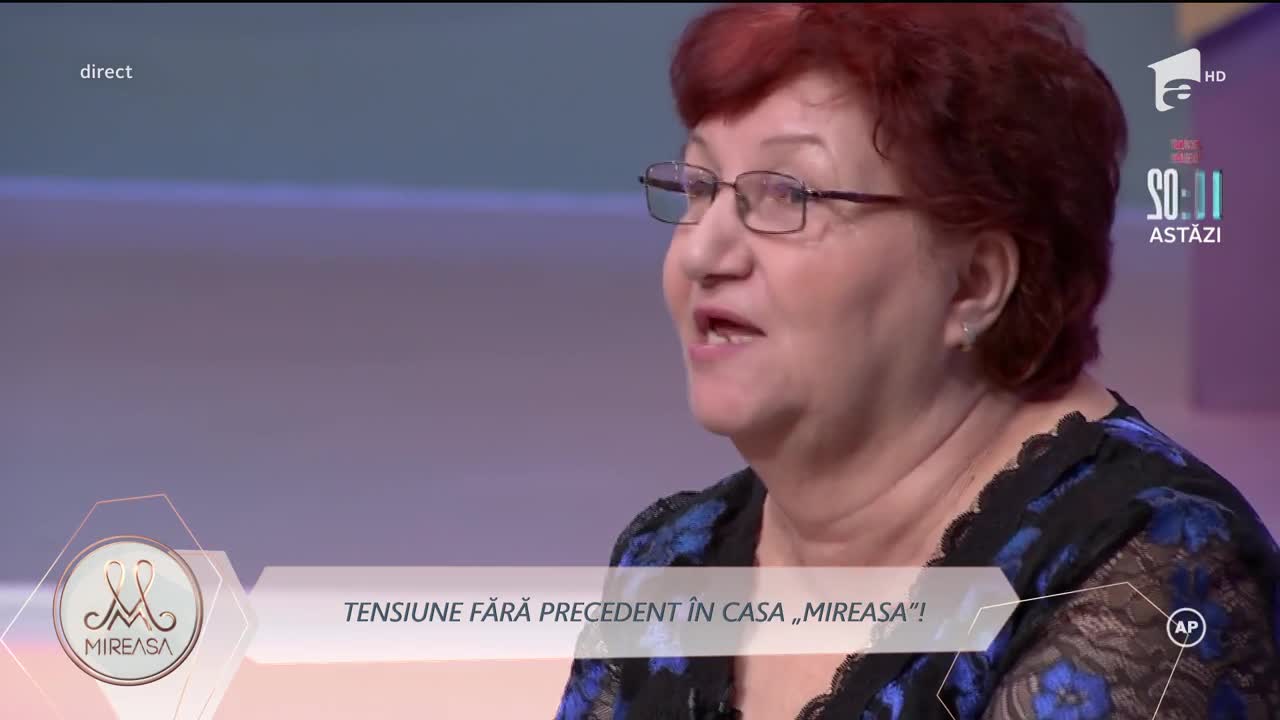 Doamna Mia, cu ochii în lacrimi: Plâng că pleacă o fată