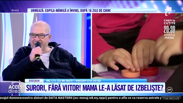 Cu sufletul sfâşiat, tata Vasile îşi spune dorinţa de sărbători. Fetițele sale de doar patru anişori au fost abandonate de cea care le-a adus pe lume