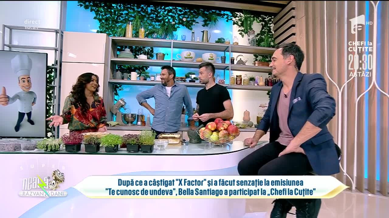 Bella Santiago, surpriza de la Chefi la Cuțite: &Icirc;mi place să inventez