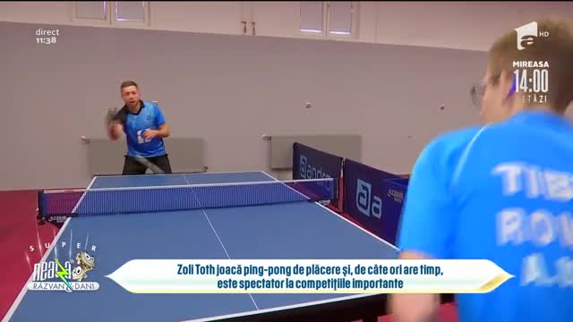 Tenisul de masă, marea pasiune a lui Zoli: Este un sport &icirc;n care trebuie să ții ritmul și ar trebui să-l practice toți muzicienii