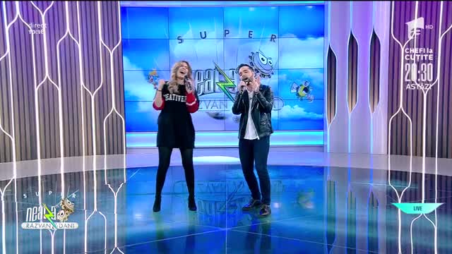 Teodora Dinu și Marian Stancu, concurenți X Factor, c&acirc;ntă piesa Billie Jean, la Neatza cu Răzvan și Dani