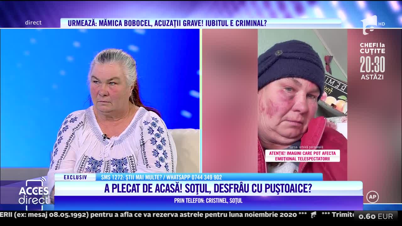 Bătută din cauza amantelor puștoaice?: Mi-a zis că locul meu este la trei metri sub pământ