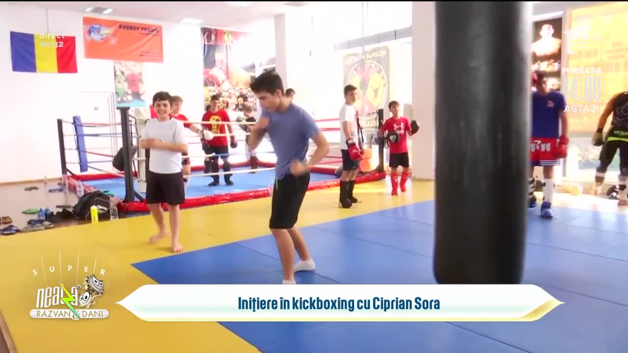 Demonstrație spectaculoasă de kickboxing, &icirc;n direct, la Neatza cu Răzvan și Dani
