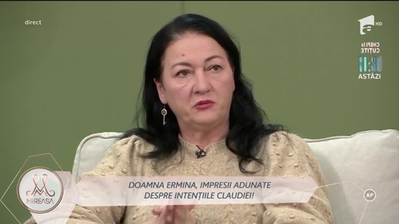 Claudia, punctul sensibil al Doamnei Ermina: P&acirc;nă la finalul sezonului doar pe ea o s-o votez!