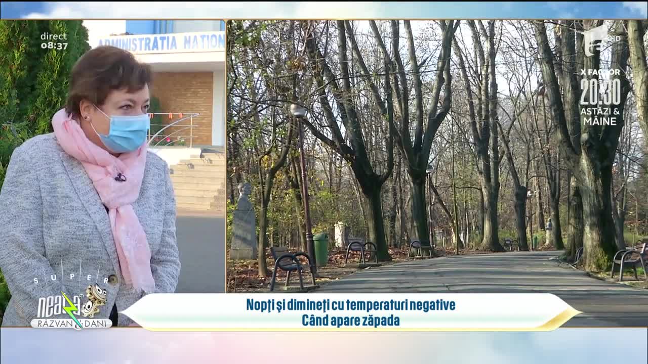 Nopți și dimineți cu temperaturi negative. C&acirc;nd apare zăpada