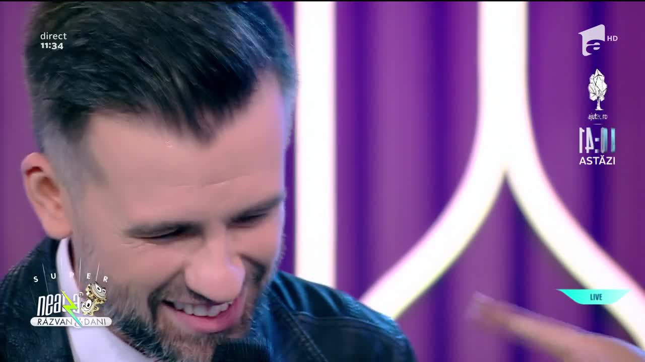 Loredana și Florin Ristei c&acirc;ntă, live, piesa Cine te crezi, la Neatza cu Răzvan și Dani