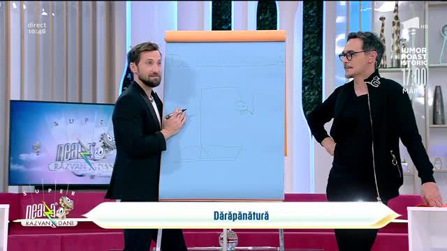 Iohannes și echipa de la Neatza joacă celebrul joc "Sp&acirc;nzurătoarea"
