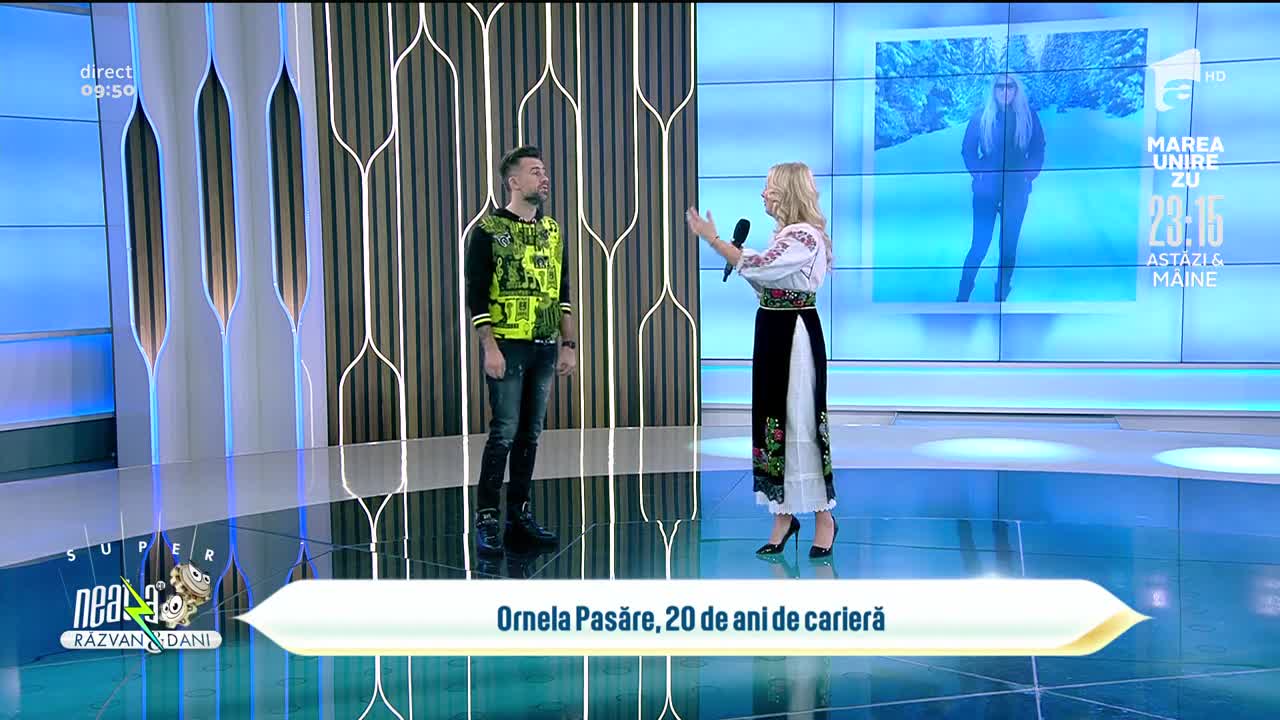 Ornela Pasăre c&acirc;ntă piesa Astăzi beau, c&acirc;nt și petrec, Neatza cu Răzvan și Dani