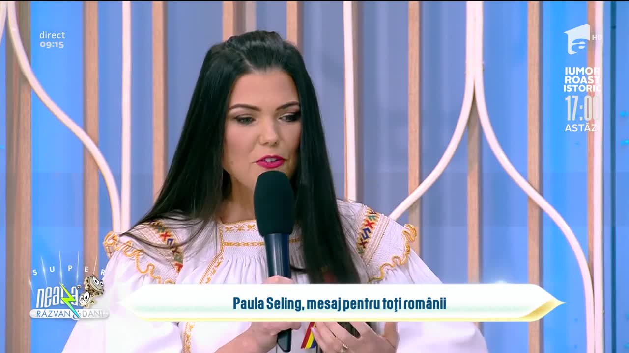 Paula Seling, una dintre cele mai talentate și iubite artiste din țara noastră, la Neatza de Ziua Națională a Rom&acirc;niei