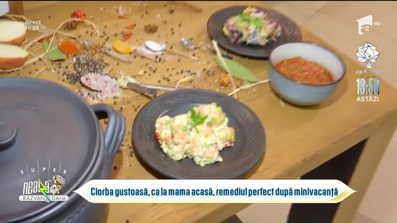Ciorbă gustoasă, ca la mama acasă, remediul perfect după minivacanță