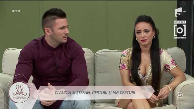 Ceartă aprinsă &icirc;n casa Mireasa! Ștefan și Claudia s-au despărțit!