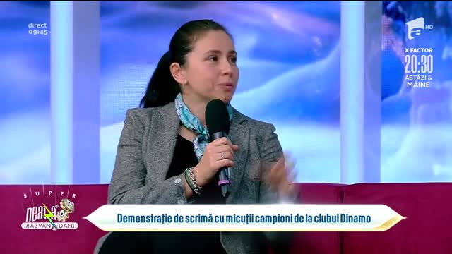 Demonstrație de scrimă, &icirc;n direct, la Neatza!