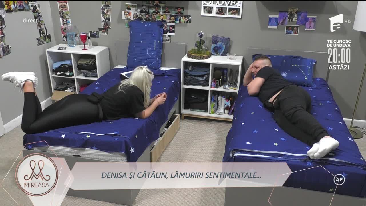 Denisa &icirc;i pune condiții lui Cătălin