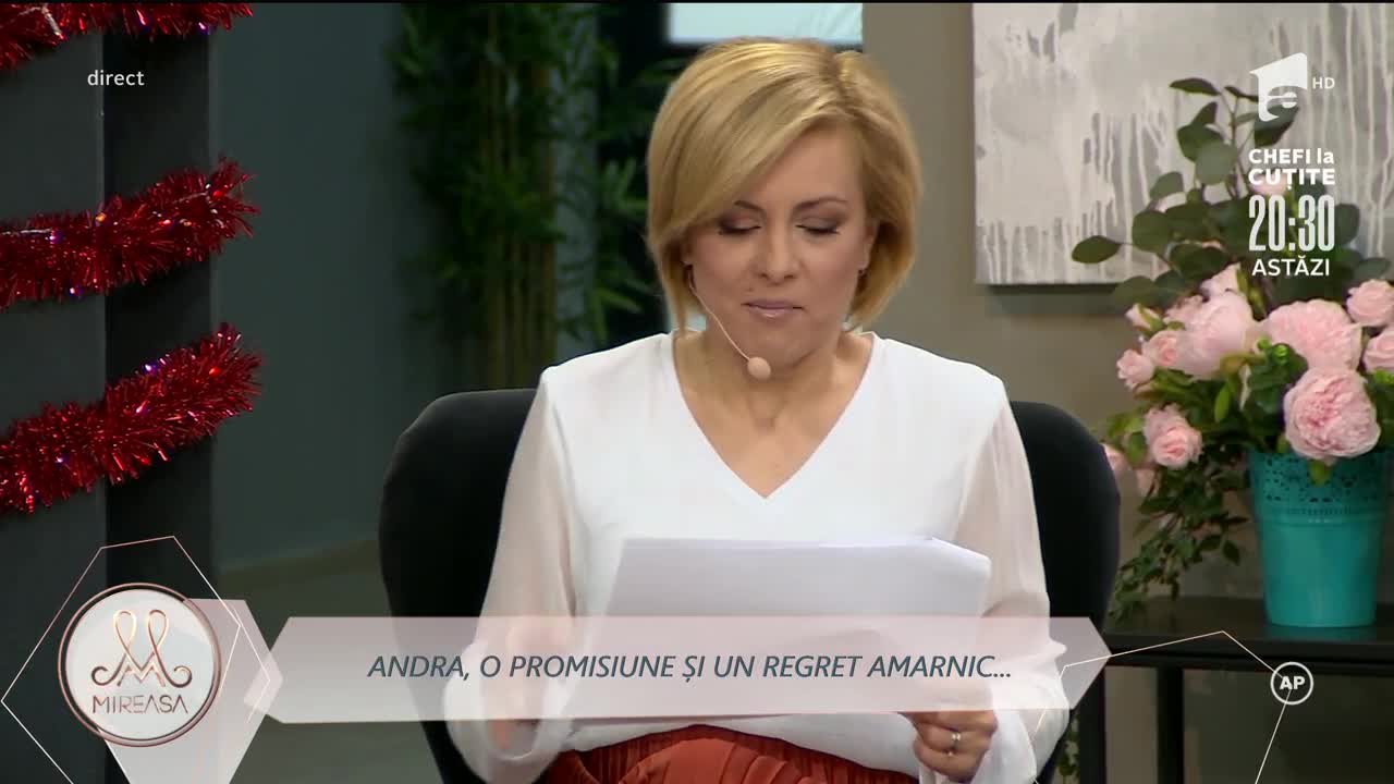 Povestea lor continuă. Andra &icirc;i cere iertare lui David: Promit că nu mai fac!