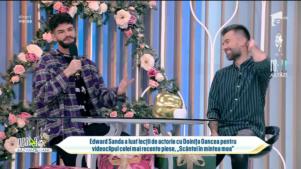 Edward Sanda lansează melodia Sc&acirc;ntei &icirc;n mintea mea: Pentru clip am luat lecții de actorie