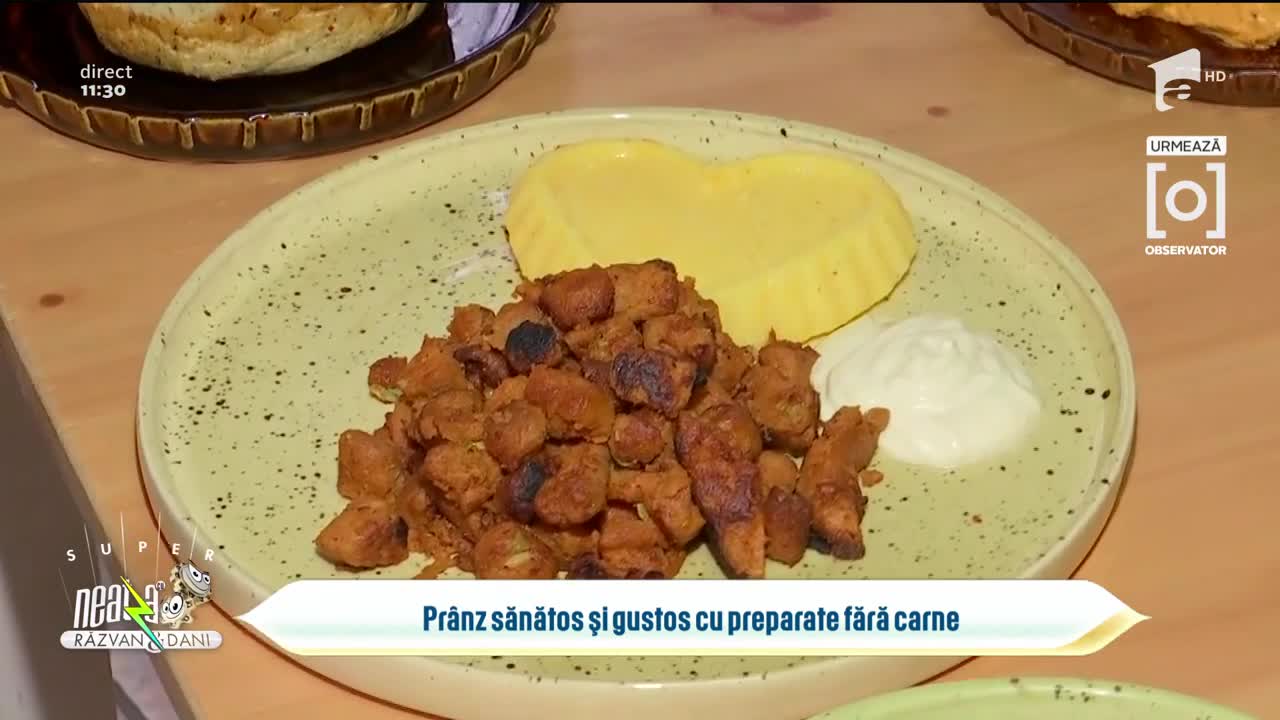Pomana porcului din soia! Pr&acirc;nz sănătos și gustos fără carne