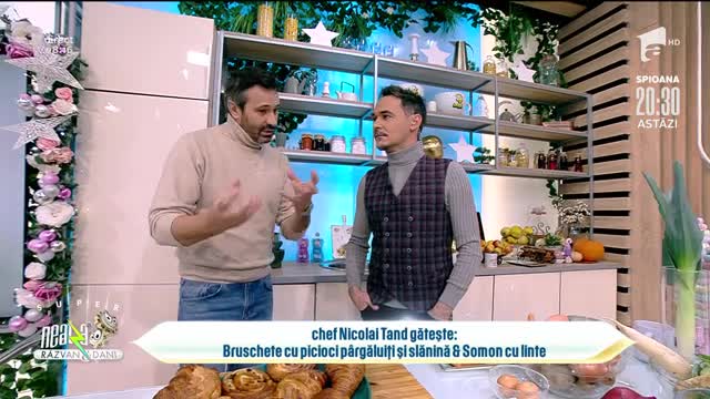 Rețeta Zilei: Bruschete cu picioci p&acirc;rgăluiți și slănină & somon cu linte