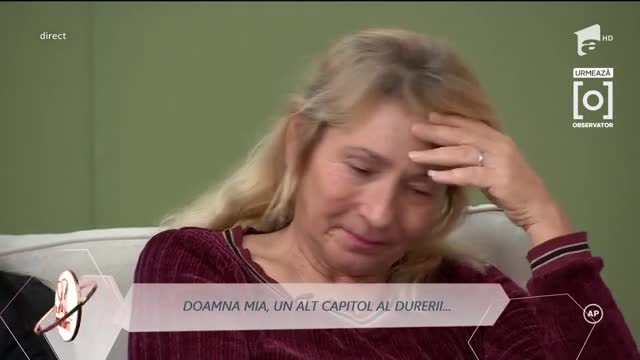 Doamna Mia, o suferință &icirc;năbușită, &icirc;n fel și chip: Acum trei ani, &icirc;n ziua de Crăciun, a murit fratele meu!