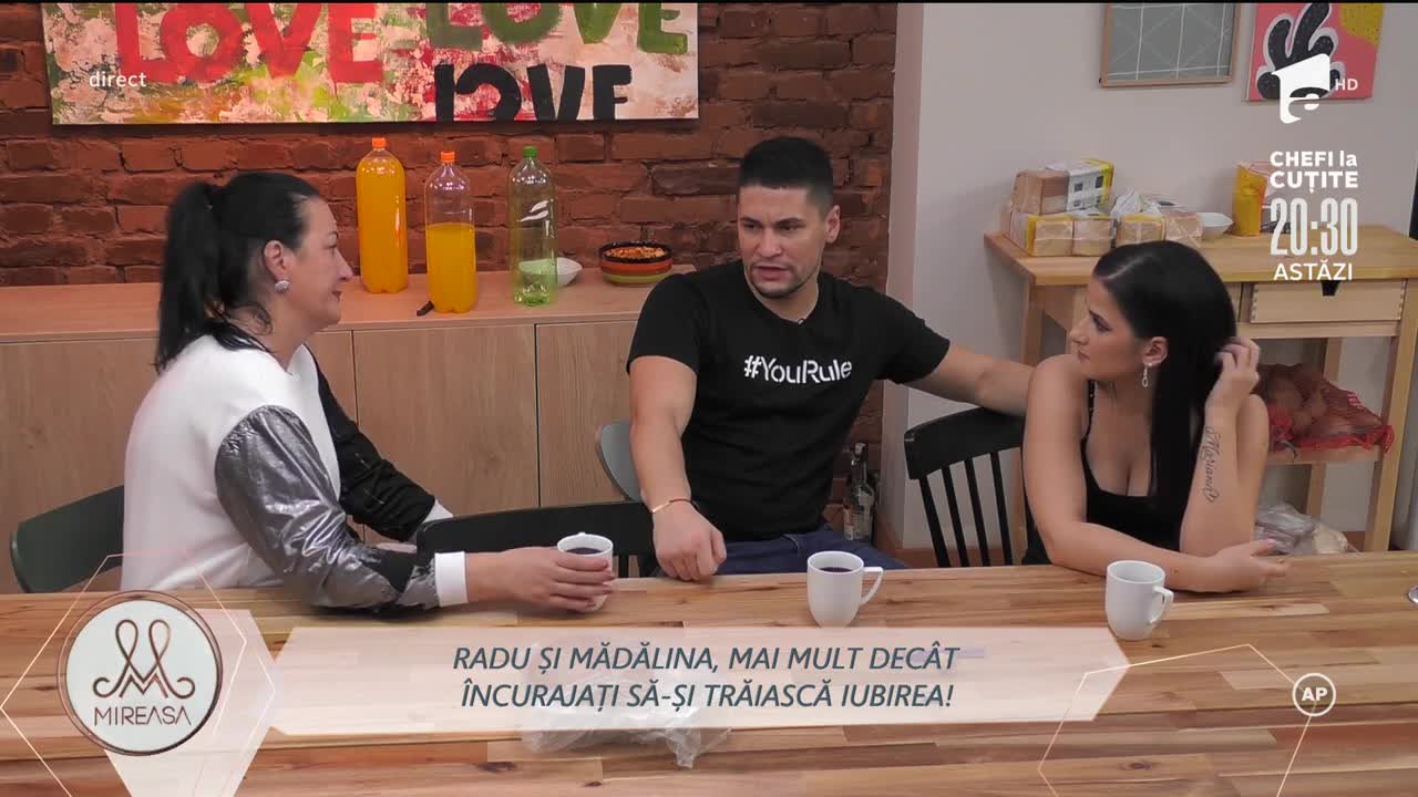 Radu și Mădălina, mai mult dec&acirc;t &icirc;ncurajați să-și trăiască iubirea