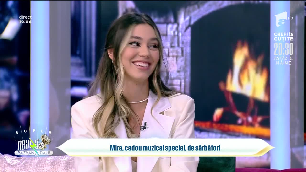 Mira, cadou muzical special, de sărbători! Artista c&acirc;ntă colinde clasice, dar le adaugă o notă personală, modernă