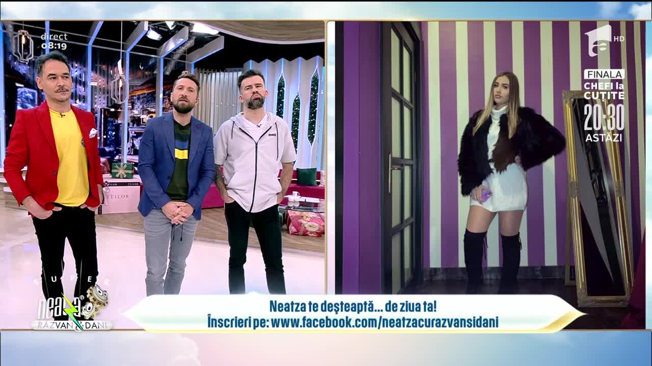 Neatza cu Răzvan și Dani te deșteaptă... de ziua ta! La mulți ani, Denisa!
