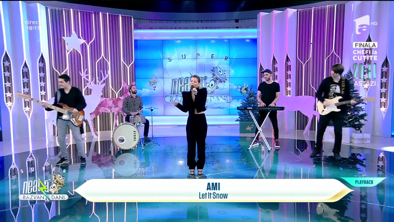 Ami c&acirc;ntă colindul Let it Snow, la Neatza cu Răzvan și Dani