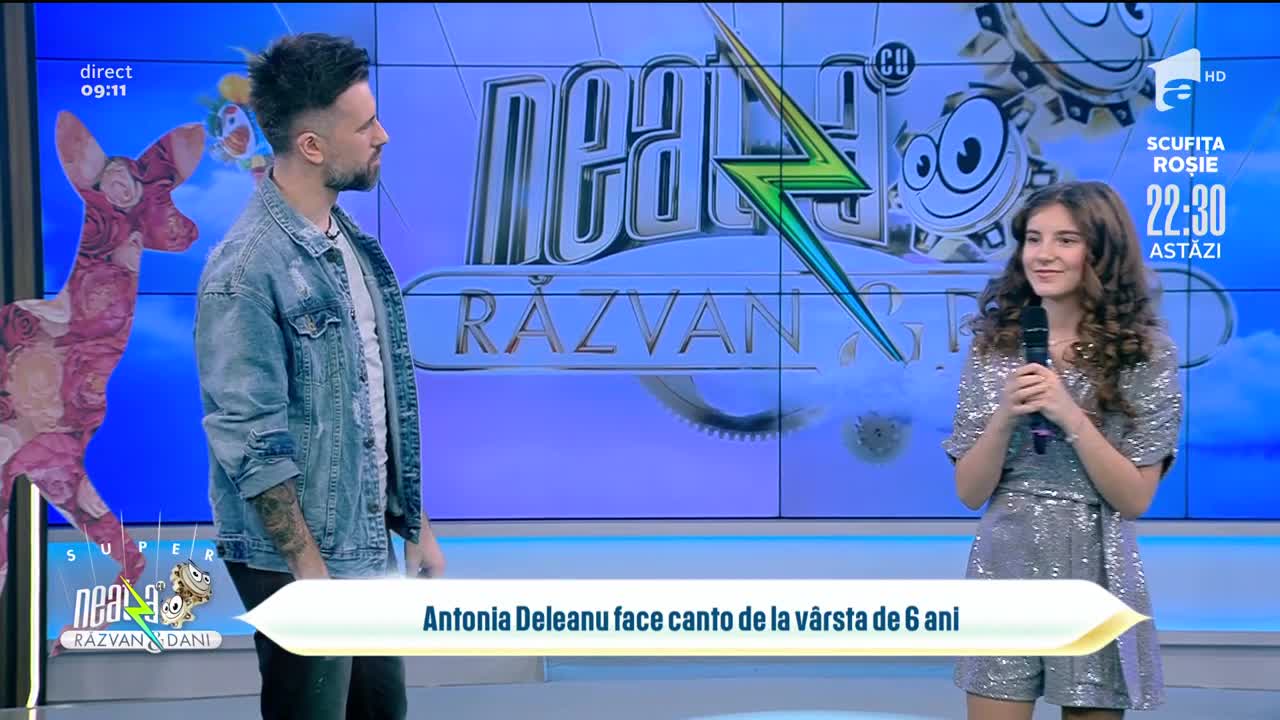 Antonia Deleanu c&acirc;ntă, la Neatza, melodia "Once Upon a December"