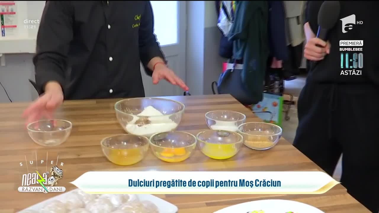 Dulciuri pregatite de copii pentru Mos Craciun